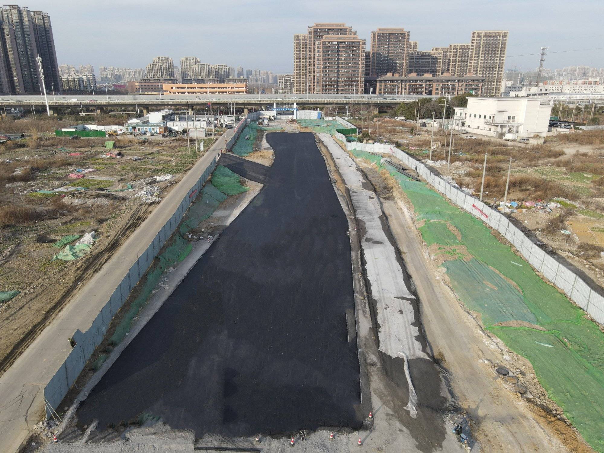 新葵坝路、海康路、鼓楼路、海潮路市政工程项目2019年12月14日施工简报